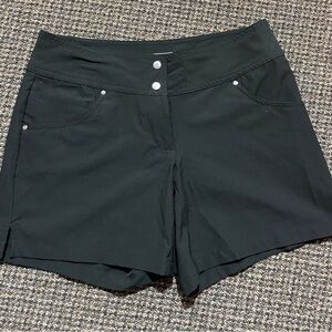 Slazenger Women's High Waist Black Golf Shorts